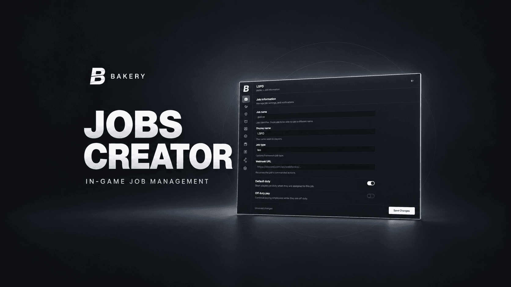 [QBCore | QBX] JobsCreator